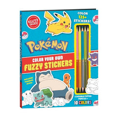 Pokémon Color Your Own Fuzzy Stickers